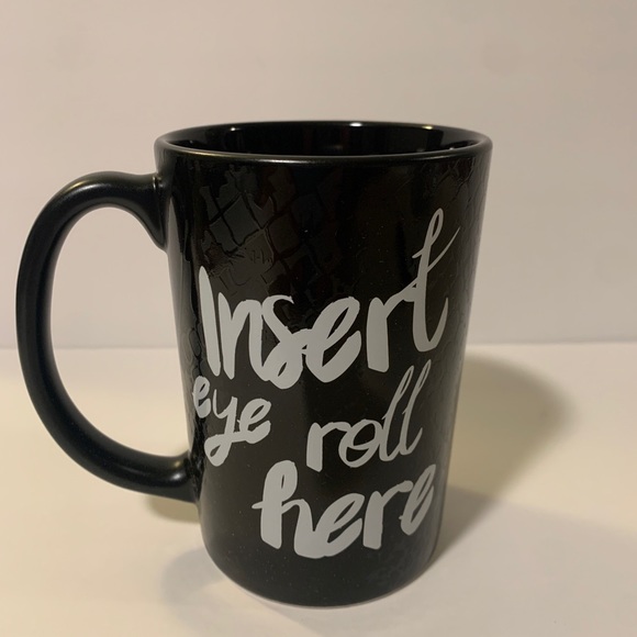 Disney Parks Aladdin Jafar Insert Eye Roll Here Tall Latte Coffe Mug New - Picture 2 of 5